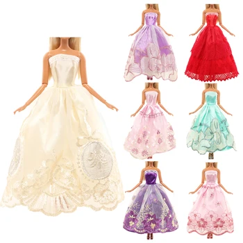 Одежда для куклы принцессы ручной работы, свадебное платье ручной работы, модный вечерний наряд для куклы Барби, аксессуары для куклы FR