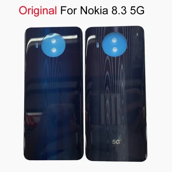 Оригинал для Nokia 8.3 TA-1243 1251 Корпус Батарейного Отсека Задняя Стеклянная крышка Корпуса Замена задней Панели Для Nokia 8.3 5G С логотипом