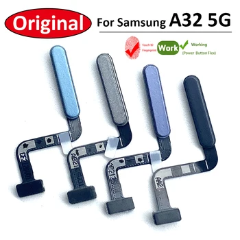 Оригинальный Отпечаток Пальца Для Samsung A32 5G A326B ID Кнопка Home Меню Возврата Отпечатков Пальцев Датчик Распознавания Клавиш Гибкий Кабель