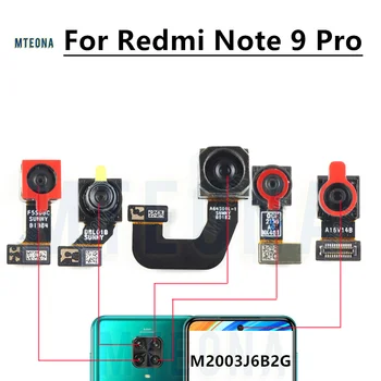 Передняя камера заднего вида для Xiaomi Redmi Note 9 Pro, основной модуль задней камеры для макросъемки сверхширокой глубины, Запасные части M2003J6B2G