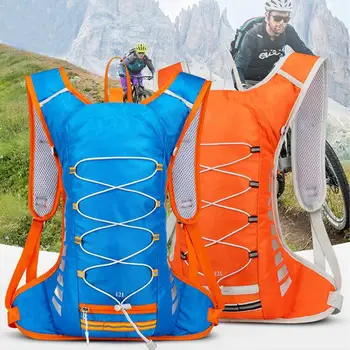 Походный рюкзак с водяным пузырем, велосипедная сумка большой емкости, Регулируемая спортивная сумка, водный рюкзак для пеших прогулок, катания на лыжах, велосипеде, коньках