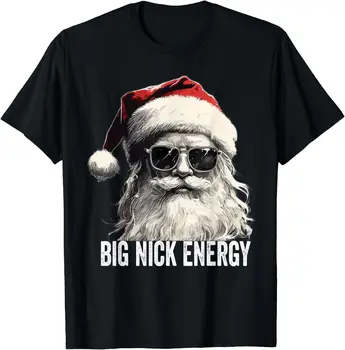 Рождественский Санта-Клаус в уличном стиле - Крутая футболка Big Nick Energy