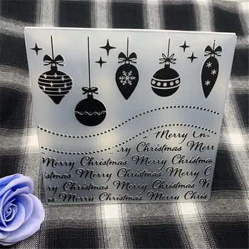 Рождественское украшение звезды, снежинка, папка с тиснением алфавита, открытка 