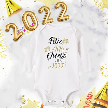 С Новым 2022 Годом, Комбинезон Для Новорожденных, Комбинезон Для Младенцев С Длинным Рукавом, Это Мой 1-й Новый Год Для Маленьких Мальчиков И Девочек, Новогодняя Одежда Ropa