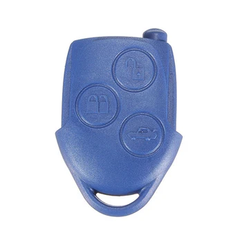 Синий Чехол-Брелок Для Ford Transit Connect Mk7 2006-2014 3-Кнопочный Пульт Дистанционного Управления, Аксессуары Для Интерьера Автомобиля