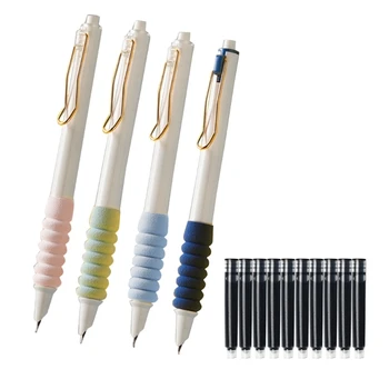 Сменные нажимные ручки для картриджей, многоцветные картриджи с наконечником 0,38 мм