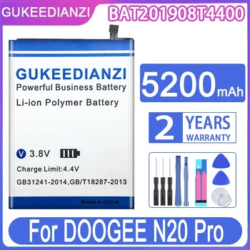 Сменный Аккумулятор GUKEEDIANZI BAT201908T4400 5200 мАч Для Аккумуляторов Мобильных Телефонов DOOGEE N20 Pro N20Pro