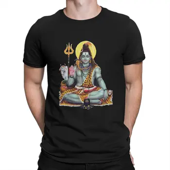 Специальная футболка Blessing The eternal Lord Shiva God, футболка для отдыха, летняя футболка для мужчин и женщин