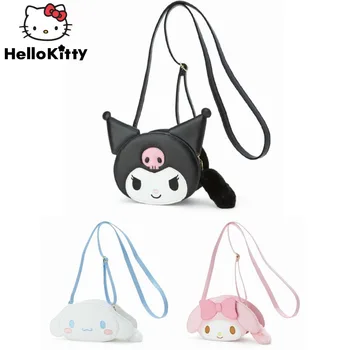 Сумки Sanrio Hello Kitty, женская модная сумка-мессенджер Y2k для девочек, роскошная уличная сумка через плечо, мультяшная Мелодия Куроми, кошельки из искусственной кожи Kawaii