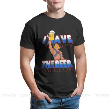 У меня есть футболка с изображением Пива He-Man and the Masters of the Universe Battle Cat Grayskull Аниме Топы, Футболки, Мужская Футболка, Одежда