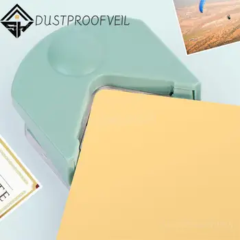 Угловой перфоратор для бумаги, для резки бумаги из ПВХ, для скругления бумаги, для резки бумаги с закругленными углами, Мини-портативный круглый резак для бумаги.