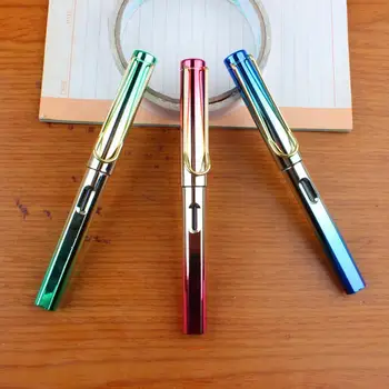 Удобная для бизнеса авторучка цвета радуги, прочная деловая ручка, которую нелегко обесцветить, школьные принадлежности