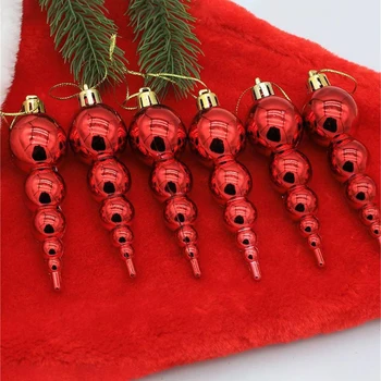 Украшения для рождественской елки, Гальваническое покрытие для Рождественской елки, ручная роспись, Прочная изысканная цветная подвеска в виде конфет, прекрасное украшение для дома