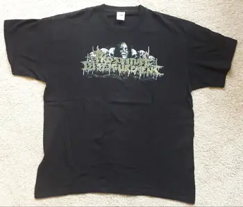 УРОДСТВО ПРОСТИТУТКИ Винтажная футболка 00-х годов XL Death Metal Nile Dying Fetus LP