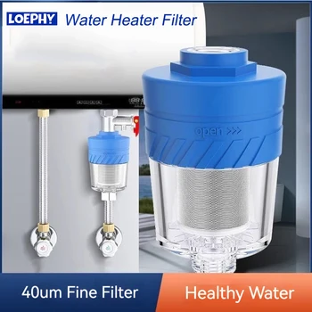 Фильтр водонагревателя с предварительным фильтром LOEPHY, бытовой газовый электрический водонагреватель, вход для воды, Специальный фильтр для водопроводной воды, очиститель воды