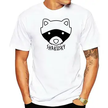 Футболка Moonrise Kingdom Raccoon Shakusky с коротким рукавом из фильмов Уэса Андерсона, крутые модные мужские футболки