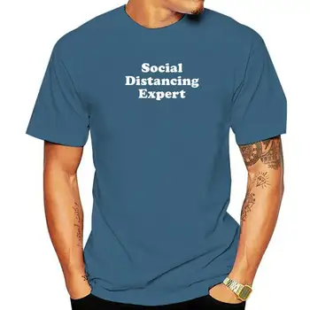 Футболка эксперта по социальному дистанцированию, Хлопчатобумажная футболка для вечеринок, Оптовые мужские футболки, Эстетическая рождественская одежда Cosie