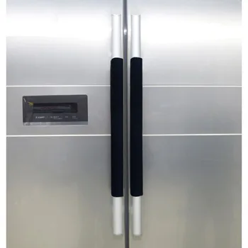 Холодильник, микроволновая печь, маслостойкая и моющаяся защитная крышка ручки раздвижной двери, одна пара