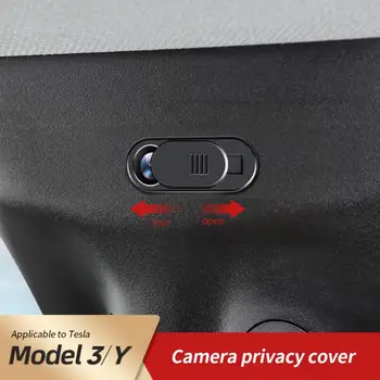 чехол для веб-камеры Tesla Model 3 Model Y 2020 2021 2022 2023 Аксессуары для защиты конфиденциальности автомобильной камеры