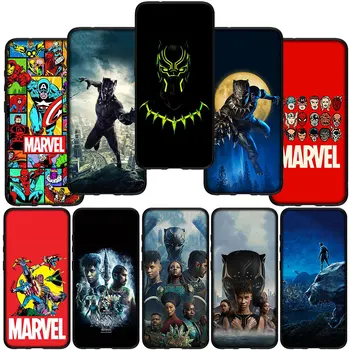 Чехол Супергероя Marvel Black Panther для Телефона Motorola Moto E32 G22 G9 G30 G50 G60 G51 G52 G41 G42 G71 E7 G100 G10 G20 Case