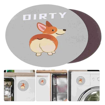Замена стиральной машины Домашний Чистый Грязный магнит для посудомоечной машины Магнит для посудомоечной машины Чистый грязный знак Знак ванной комнаты